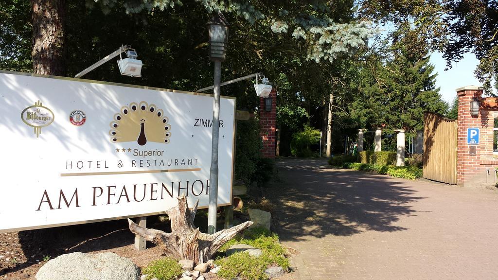 Hotel Restaurant Am Pfauenhof Quakenbrück Exterior foto